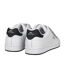 Mens 3 Touch Fastening Strap Trainers White Navy Slazenger-2