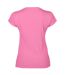Gildan Womens/Ladies Soft Style V Neck T-Shirt (Azalea) - UTPC6324