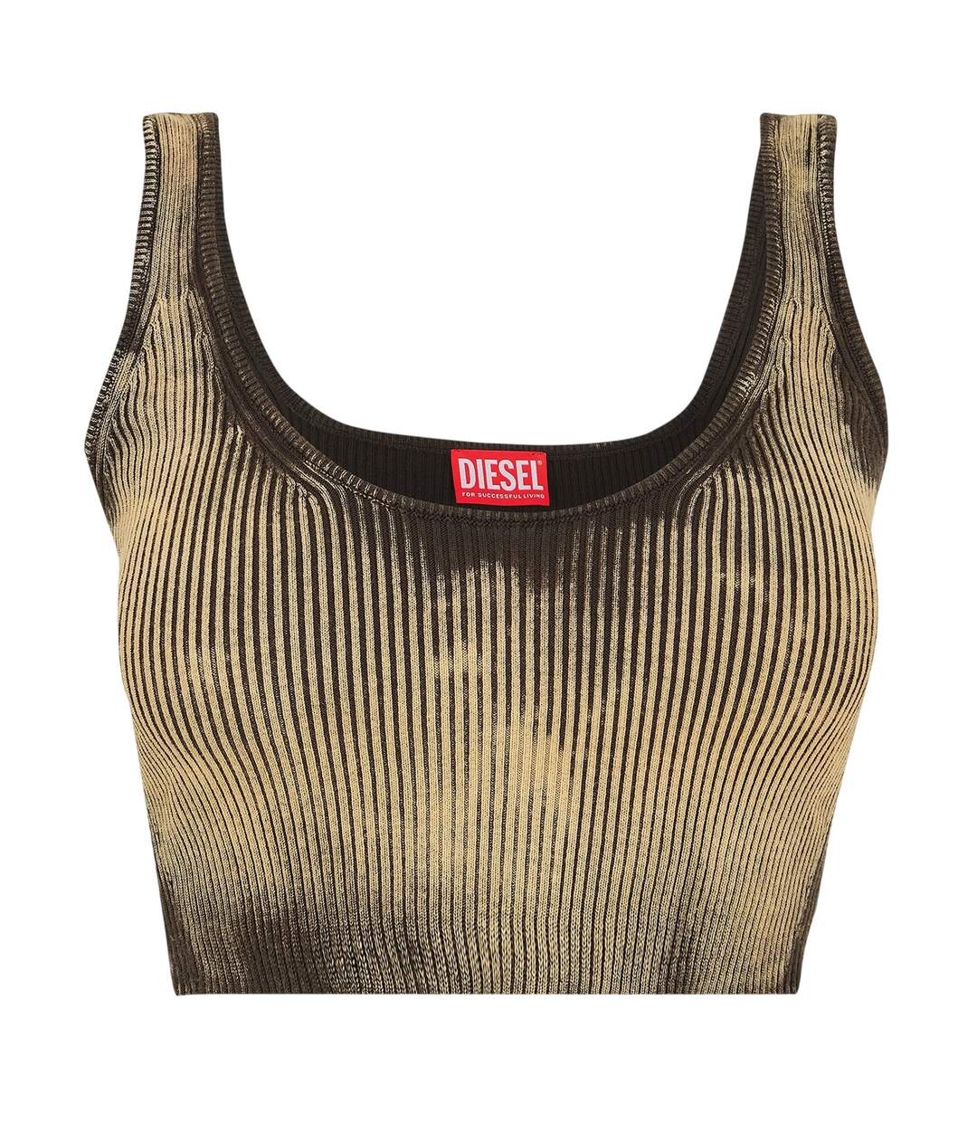 Débardeur Femme Noir Beige Diesel-2