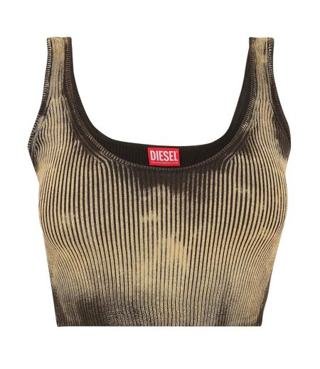 Débardeur Femme Noir Beige Diesel