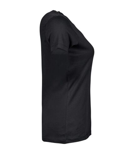 Tee Jays Womens/Ladies Luxury T-Shirt (Black) - UTBC5109