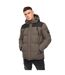 Veste Menray Homme Olive Crosshatch-4