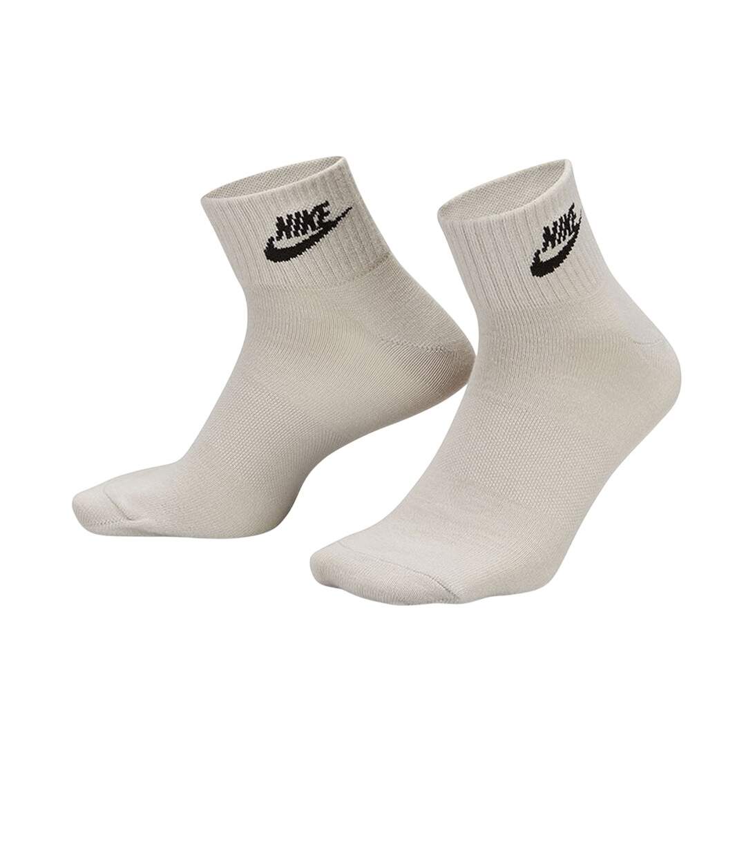 Socquettes Everyday Essential Adulte Blanc Gris Noir Nike-3