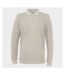 Cottover Mens Pique Long-Sleeved T-Shirt (Off White)