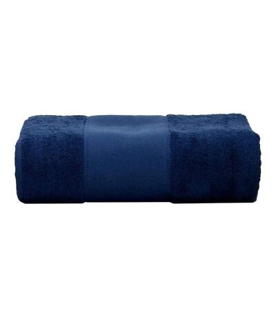 A&R - Serviette de bain large (Bleu marine) (Taille unique) - UTRW6039