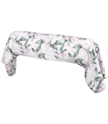 Taie de traversin percale de coton MAGNOLIA