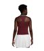 Womens/ladies Performance Tank Top Dark Red Nike-2
