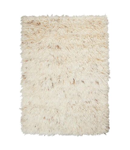 Tapis shaggy tissé main en laine FLOKATO Care&Fair