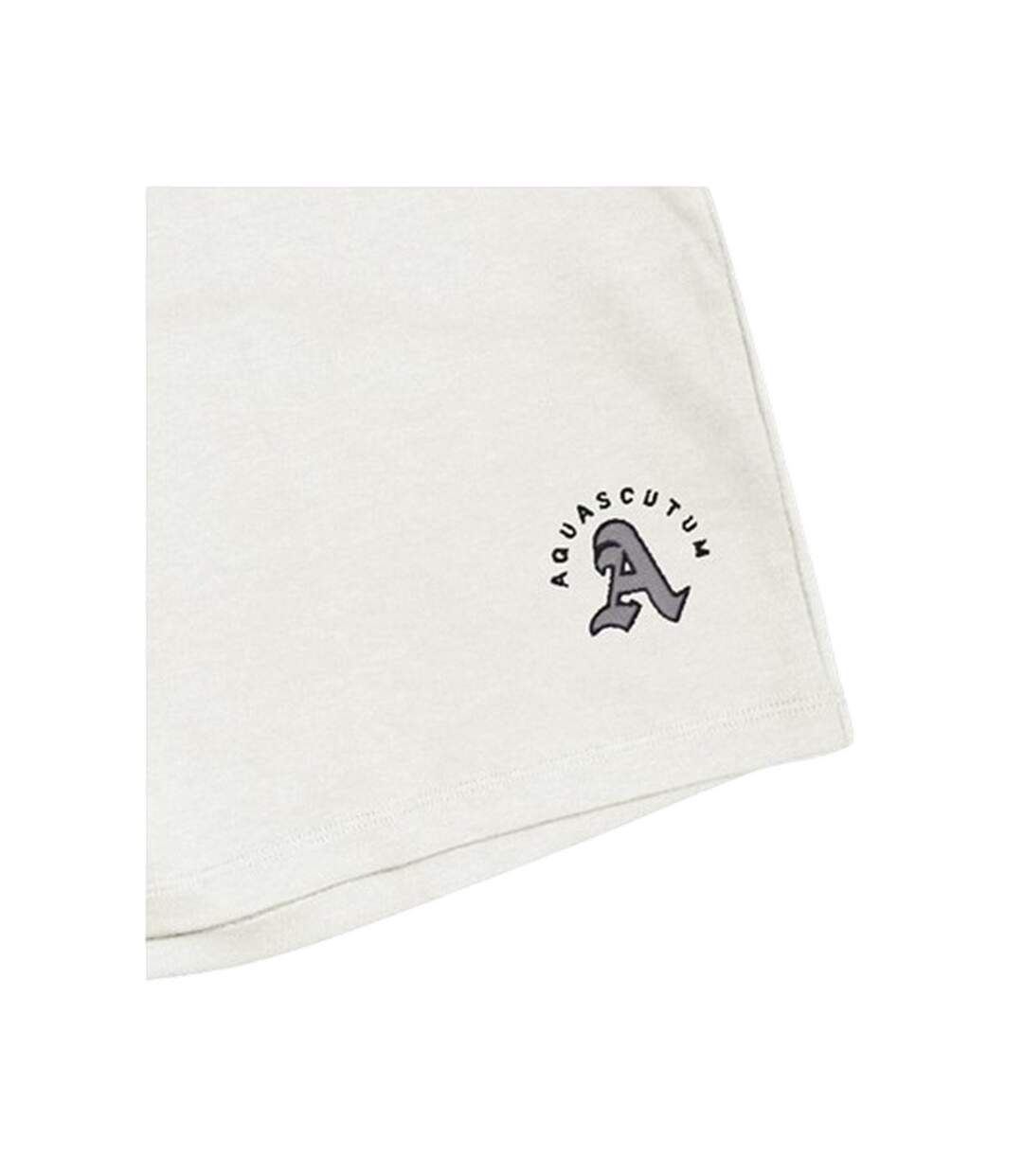 Mens Fleece Shorts Beige Aquascutum-1