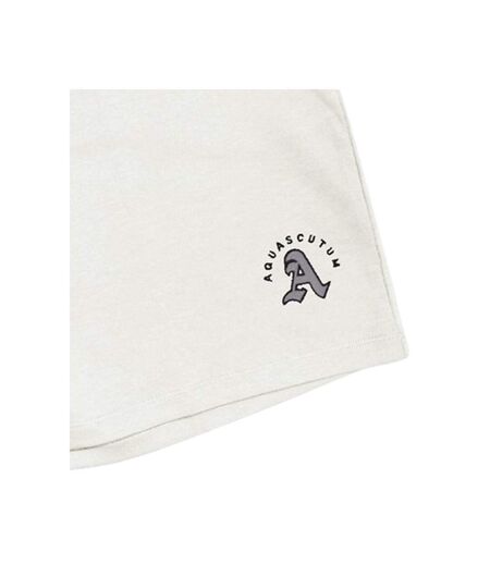 Mens Fleece Shorts Beige Aquascutum