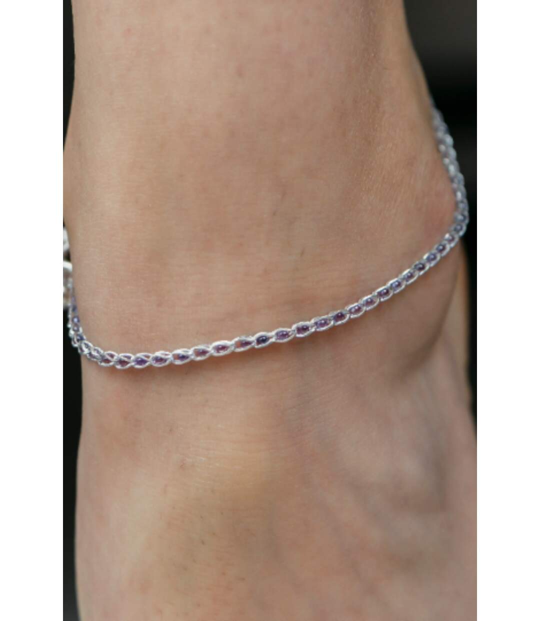 Pure Silver Minimalistic Chain Indie Boho Silver Indian Payal Anklet