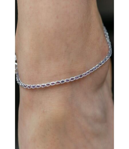 Pure Silver Minimalistic Chain Indie Boho Silver Indian Payal Anklet