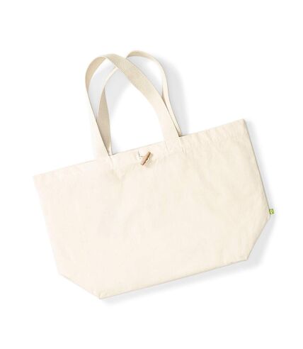 Westford Mill Organic Marina XL Tote Bag (Pack of 2) (Natural) (One Size)