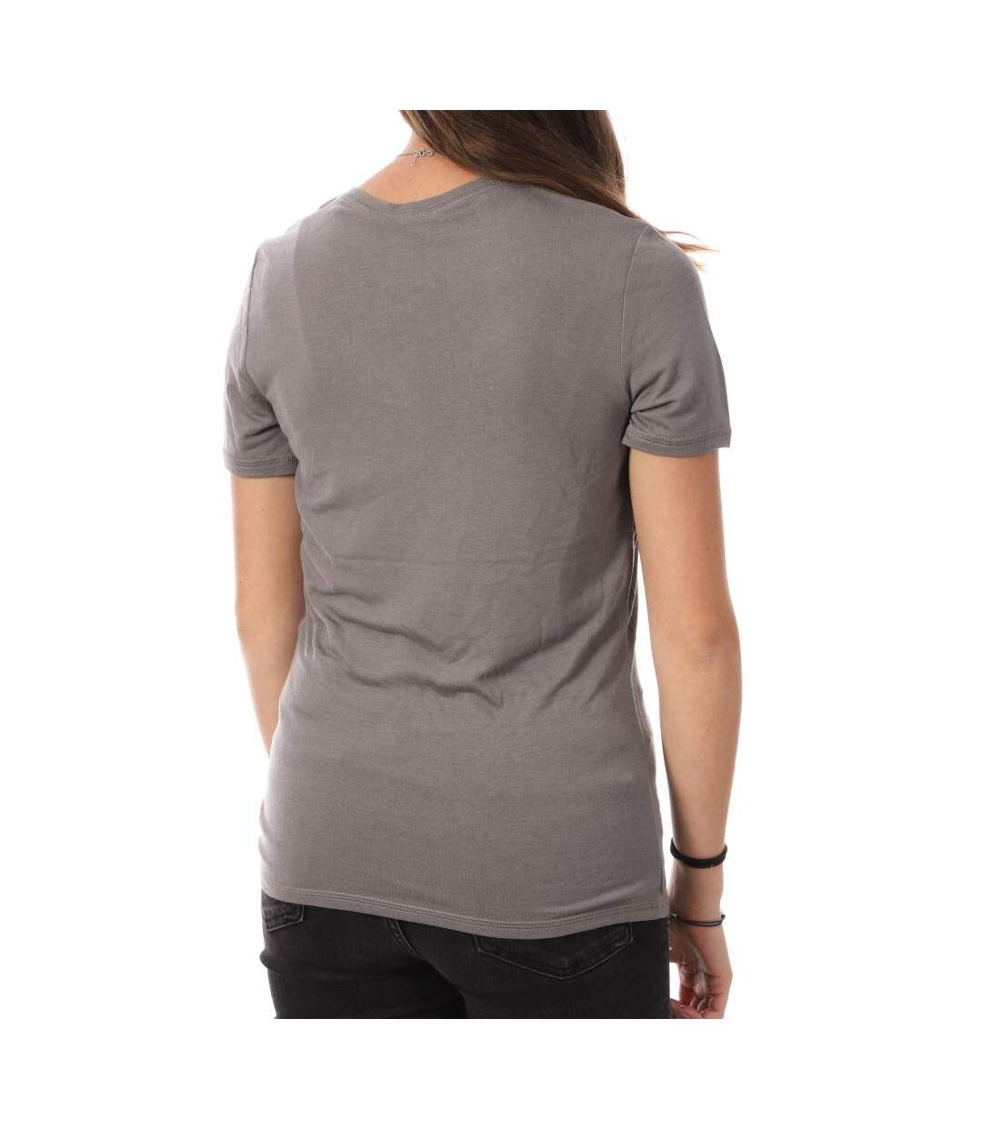 T-Shirt Gris Femme JDY Suma Wool - L