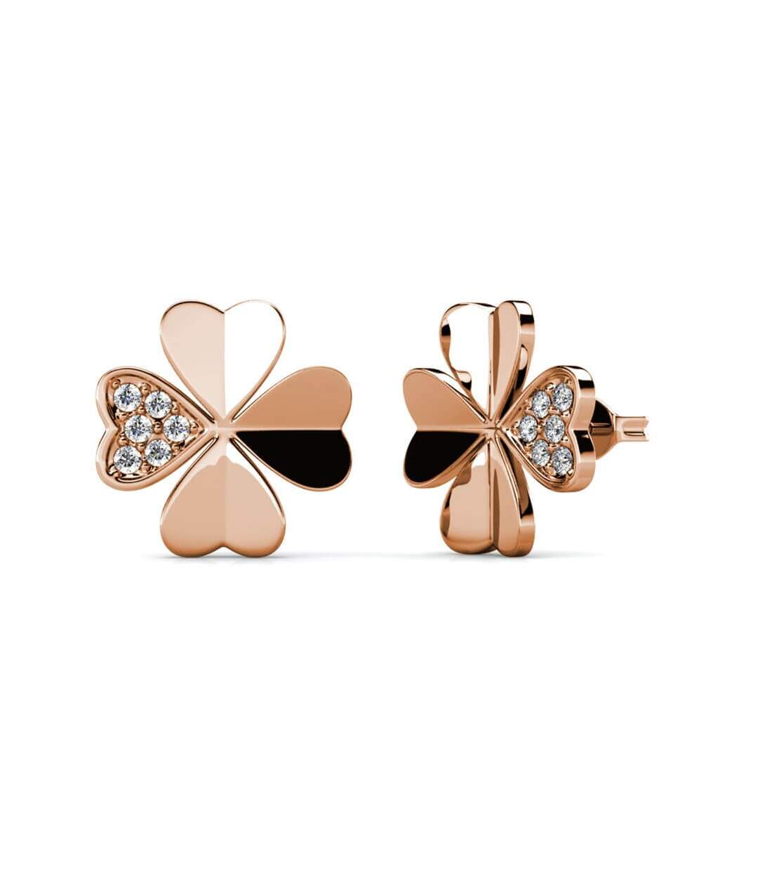 Boucles d'oreilles Clover Petal, Cristal d'Autriche