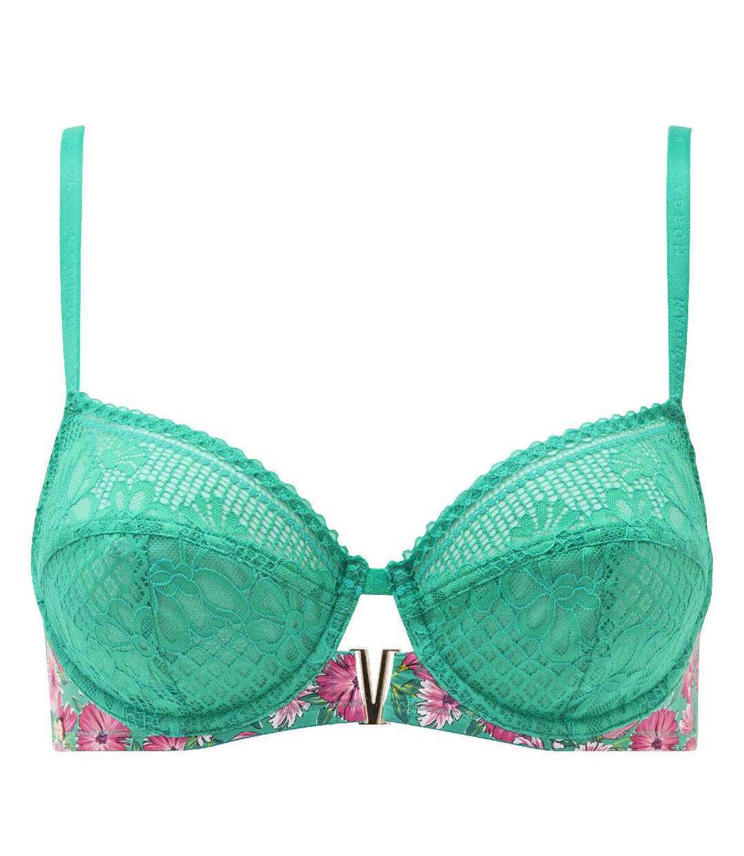 Soutien-gorge armatures vert Mathilde-1