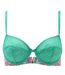 Soutien-gorge armatures vert Mathilde