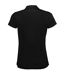 SOLS Womens/Ladies Performer Short Sleeve Pique Polo Shirt (Black)