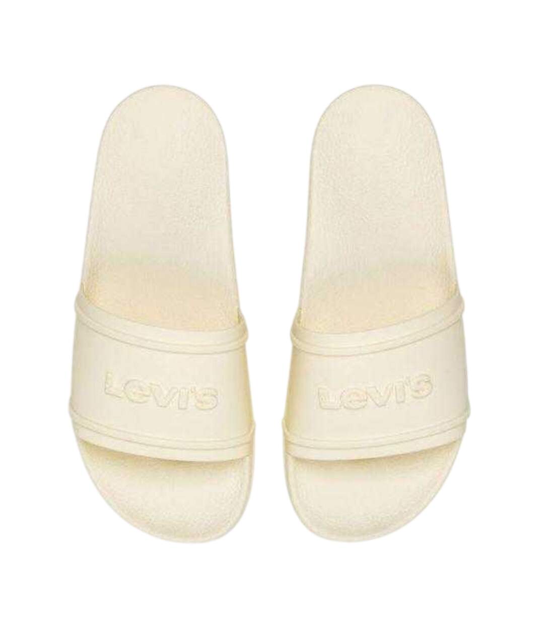 Claquettes Motif/style 3d June Adulte Jaune Levis-3