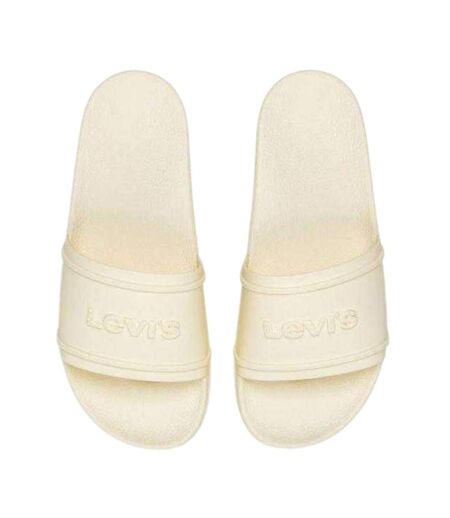 Claquettes Motif/style 3d June Adulte Jaune Levis