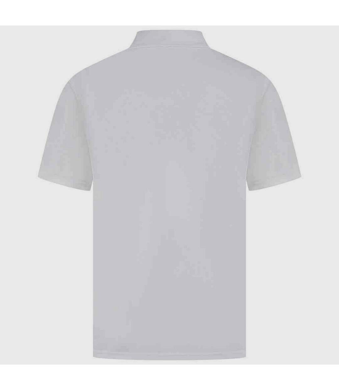 Mens pique polo shirt white Henbury