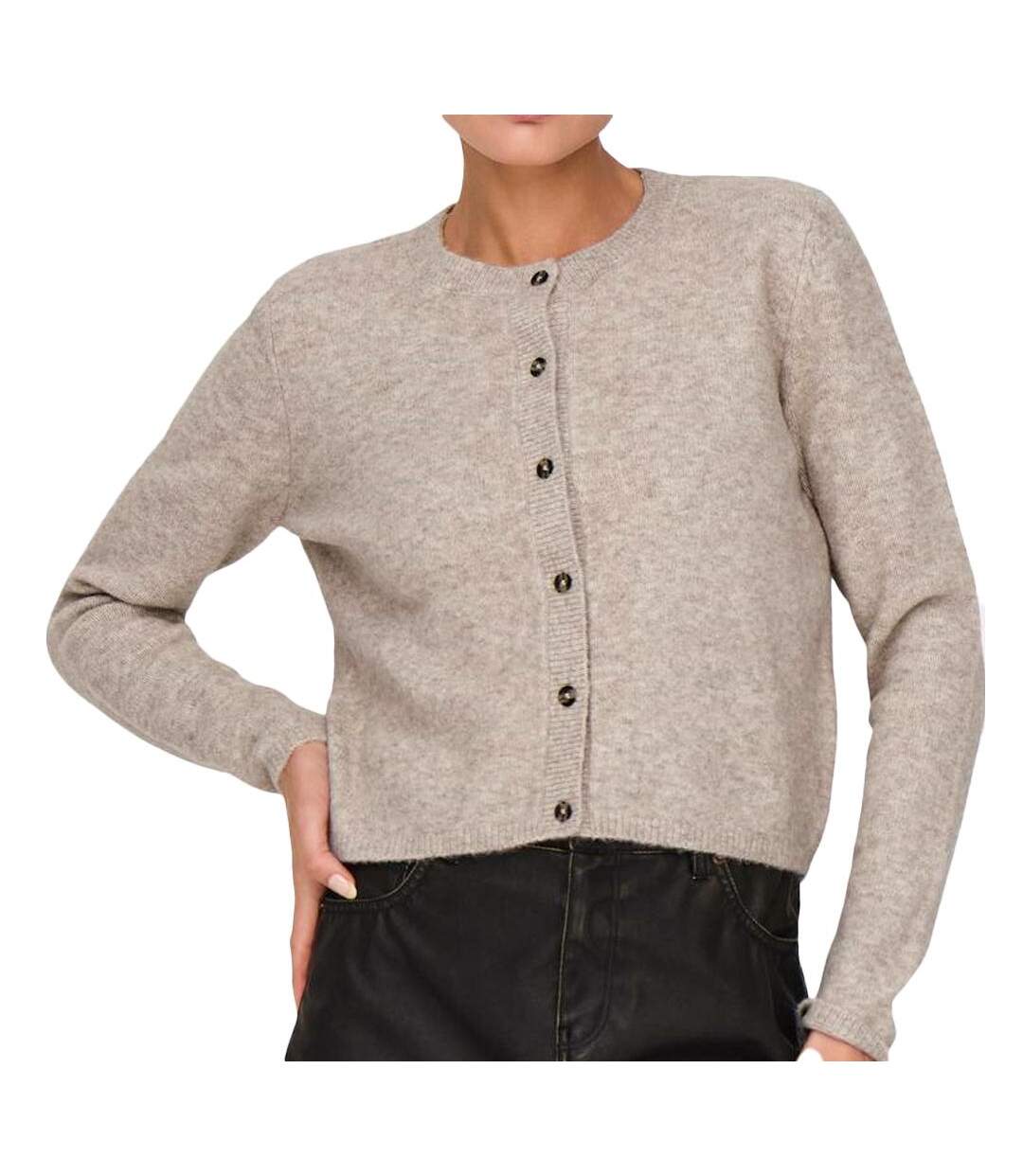 Gilet marron femme jdy chloe-1