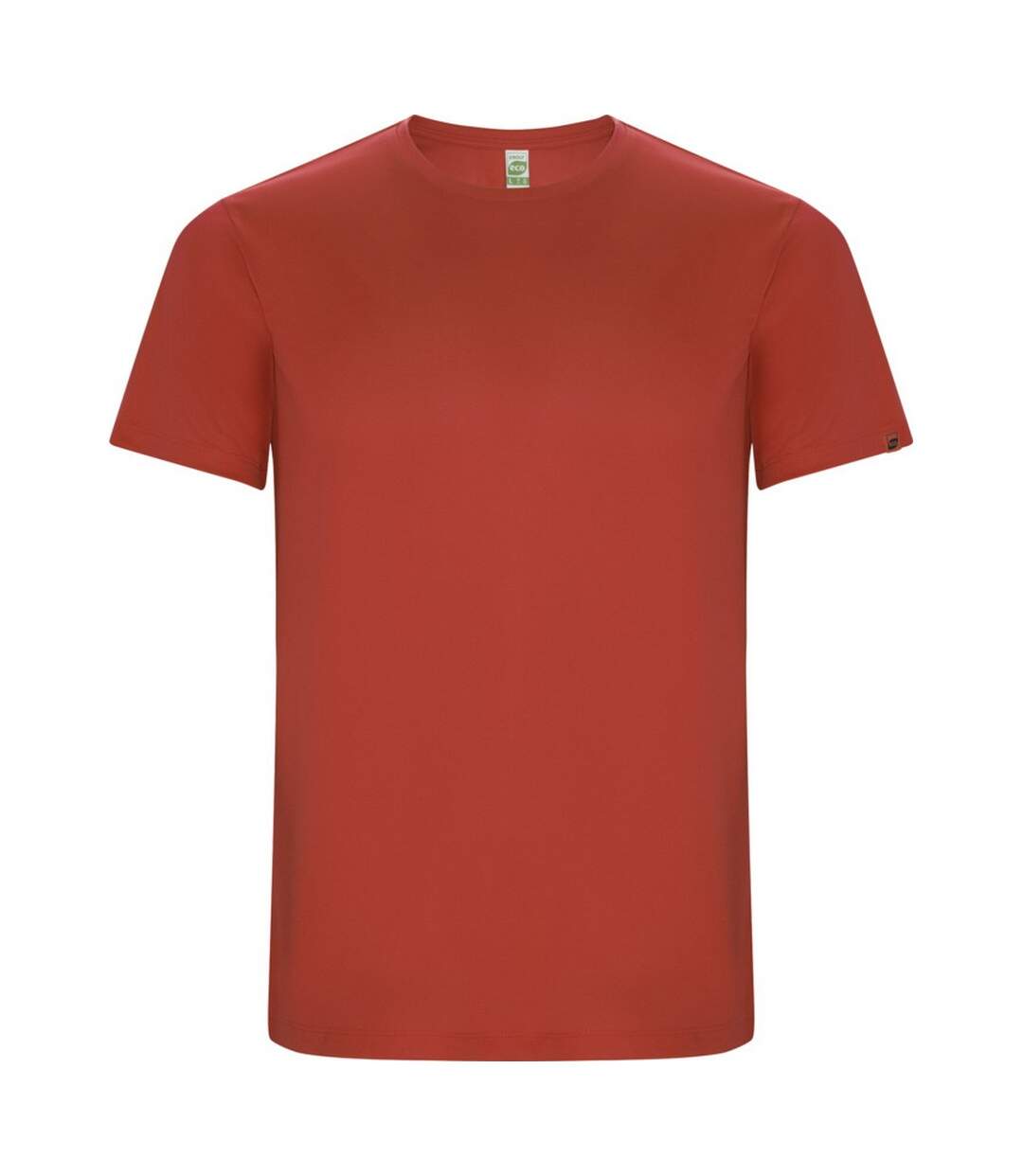 Mens Imola Short-sleeved Sports T-shirt Red Roly-1