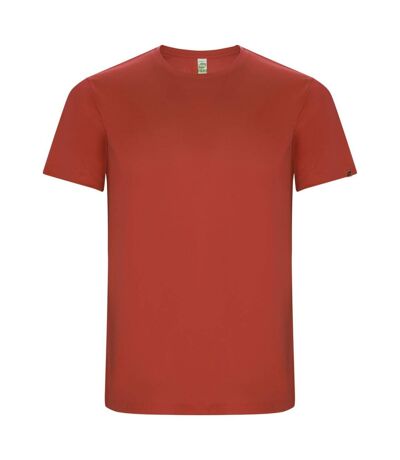 Mens Imola Short-sleeved Sports T-shirt Red Roly