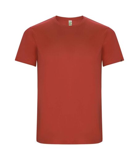 Mens Imola Short-sleeved Sports T-shirt Red Roly