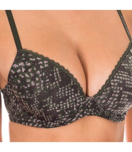 Padded push up bra with underwire and cups F2892E women