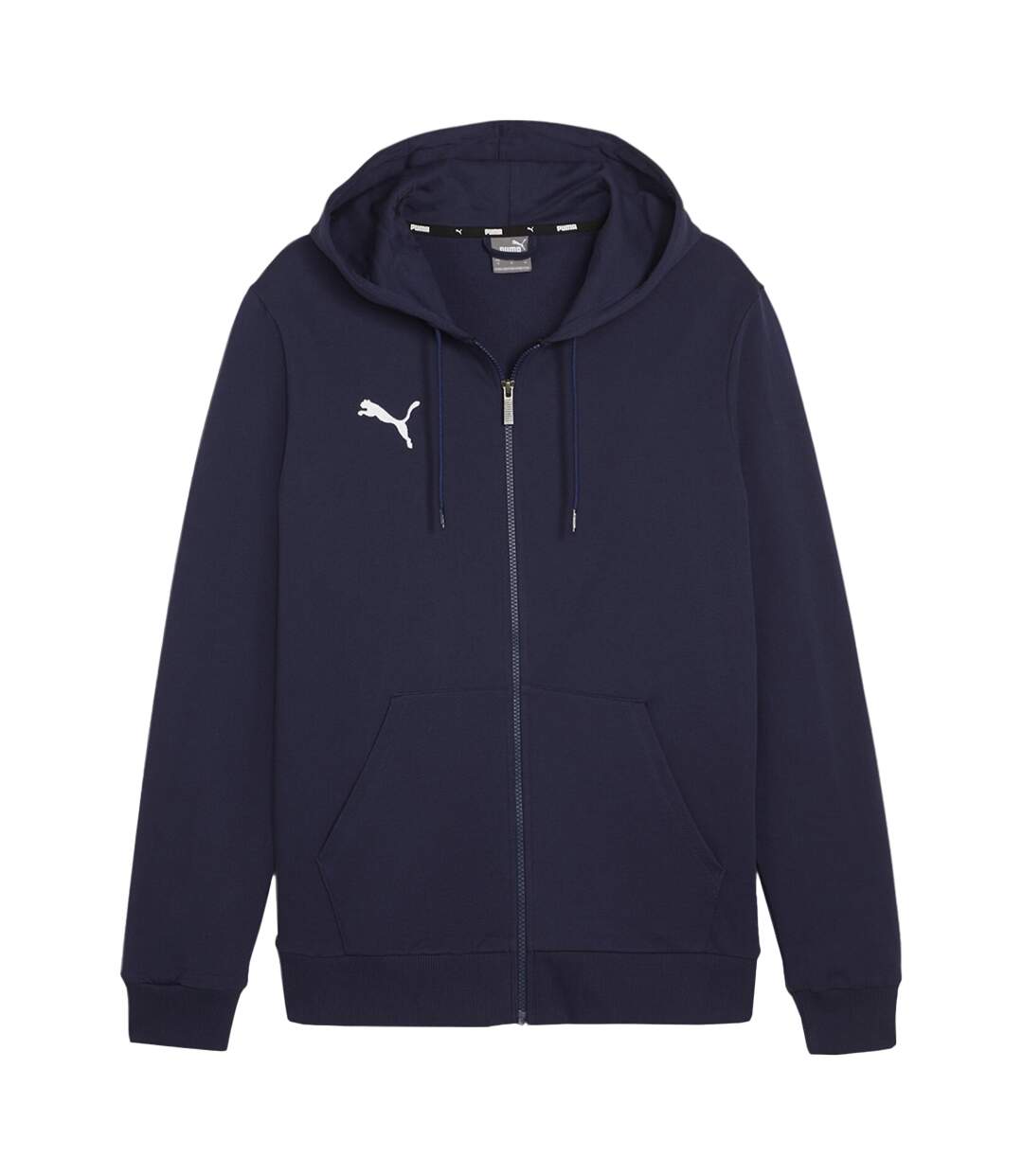 Sweat À Capuche Team Goal Homme Bleu Marine Puma-2