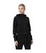 Veste À Capuche H4z22 Bld027 Femme Noir 4F-1