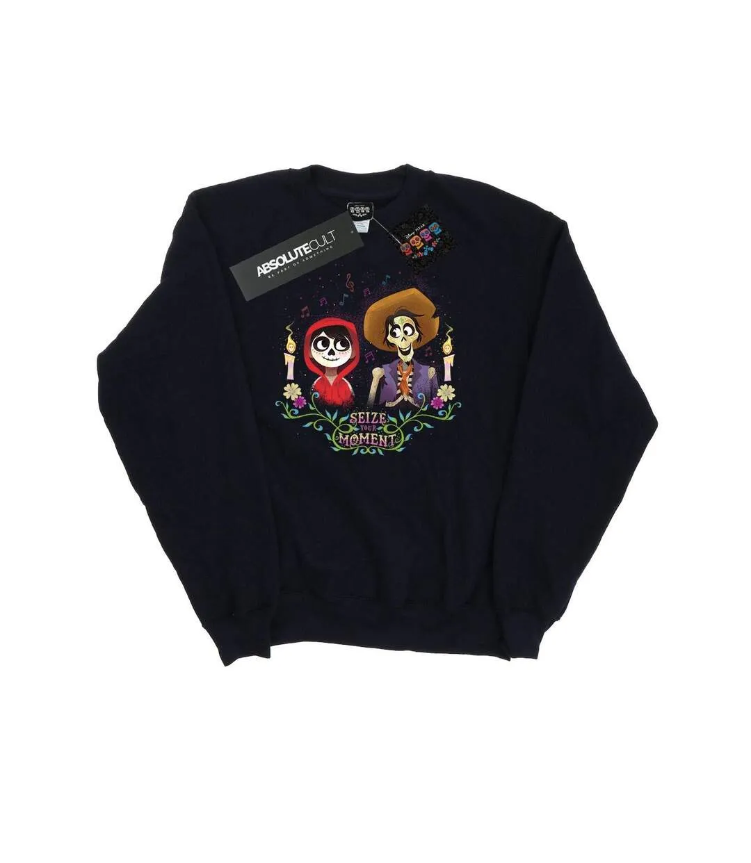 Disney Sweatshirt Coco Miguel And Hector Femme/Ladies (Noir) - UTBI3580-1