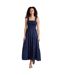 Womens/ladies mabel maxi dress navy Animal-1