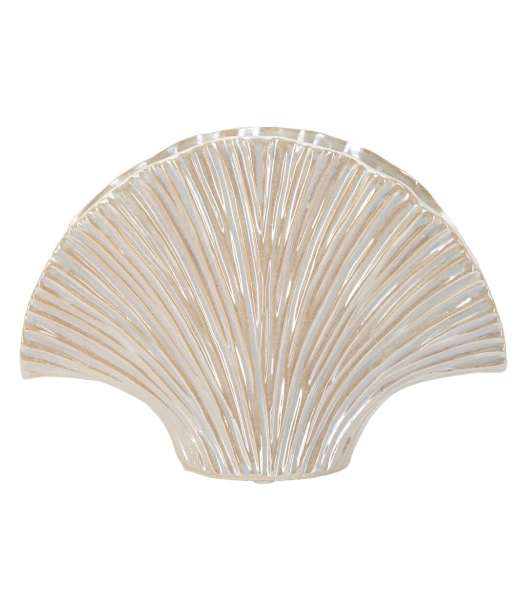 Vase en Céramique Perly 27cm Blanc-1