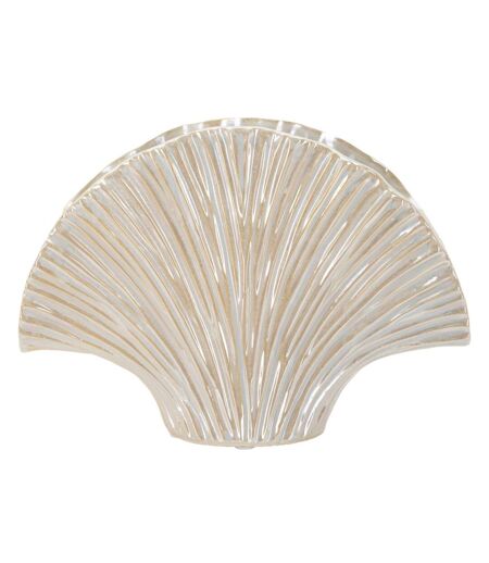 Vase en Céramique Perly 27cm Blanc