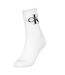 Chaussettes Motif/style Logo Femme Blanc Calvin Klein-1