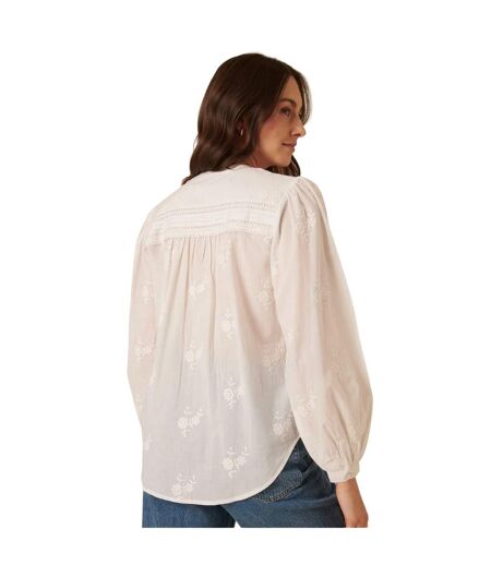 Blouse Manches Longues Motif/style Broderie Femme Blanc Nobody´s Child