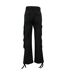 Mens Logo Pocket Cargo Trousers Black Lost Youth-3