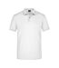 Polo Homme Blanc James And Nicholson-1