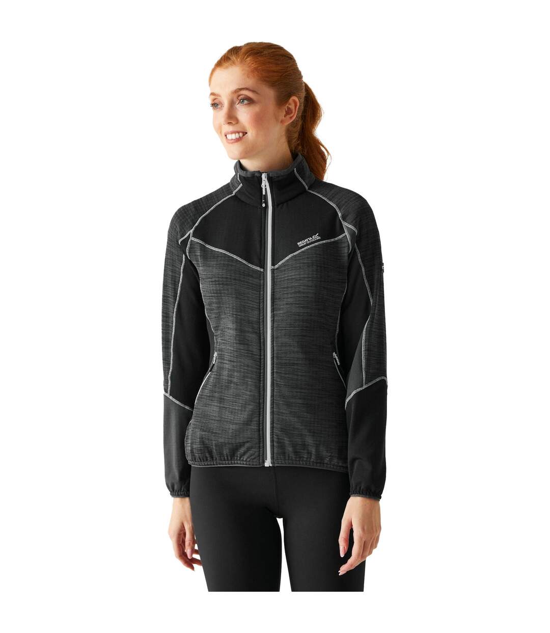 Veste Polaire Hepley Femme Gris Phoque Noir Regatta-1