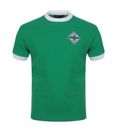 T-shirt Motif/style Rétro Homme Vert Northern Ireland FA