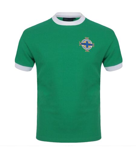 T-shirt Motif/style Rétro Homme Vert Northern Ireland FA
