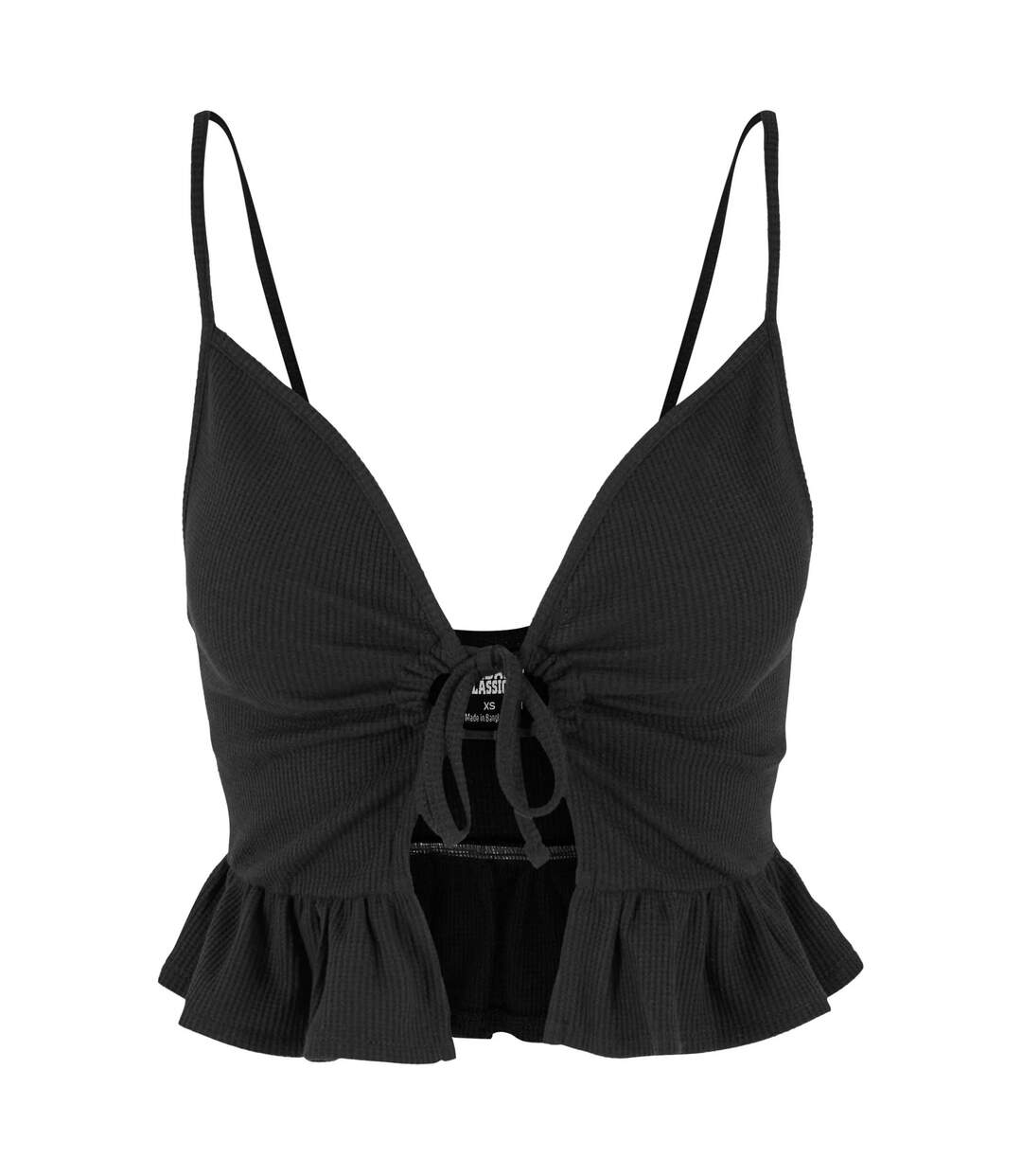Haut Motif/style Volanté Femme Noir Urban Classics-2