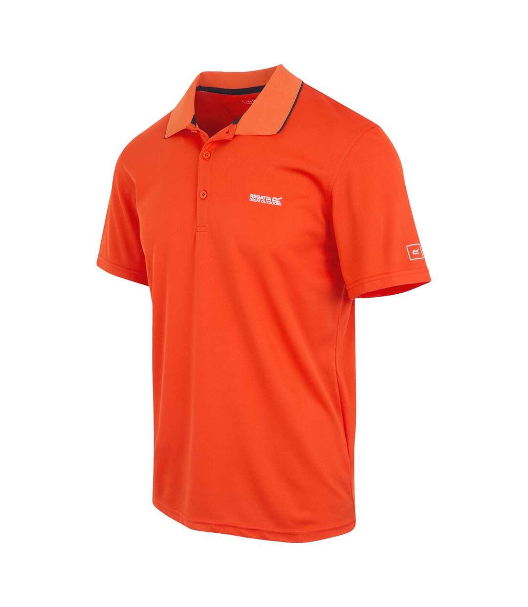 Polo de sport maverick homme orange sanguine Regatta-3