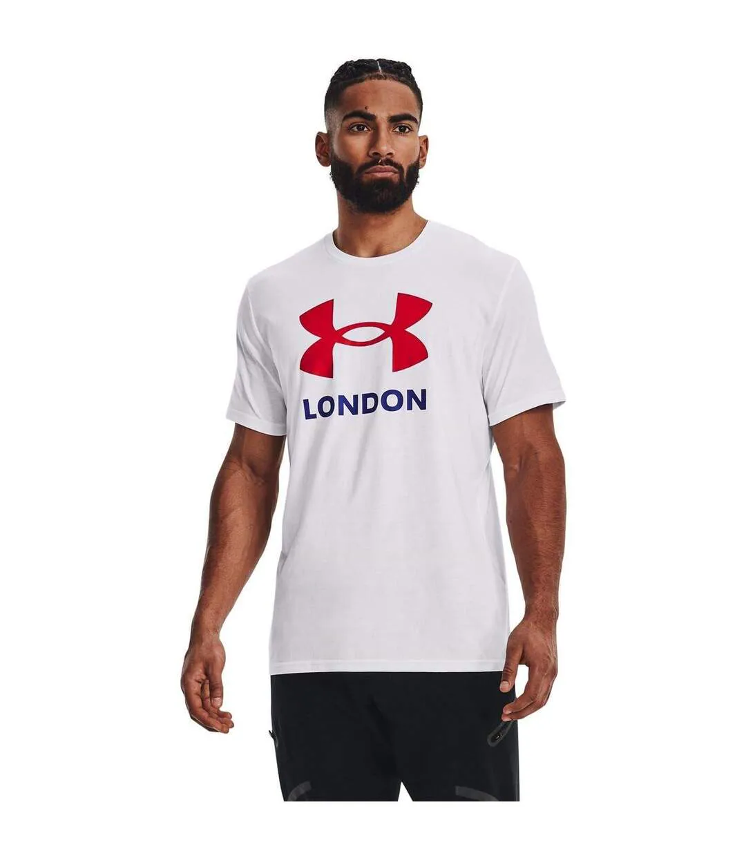Mens London Regular T-shirt White Under Armour-3