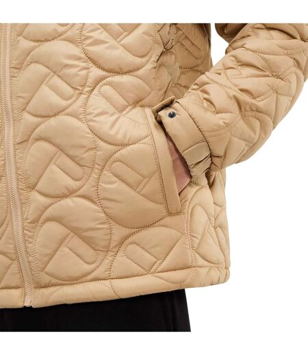 Mens Vill Puffer Jacket Beige Ellesse