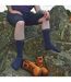6 Pack Mens Soft Breathable Cotton Hiking Socks for Summer-3