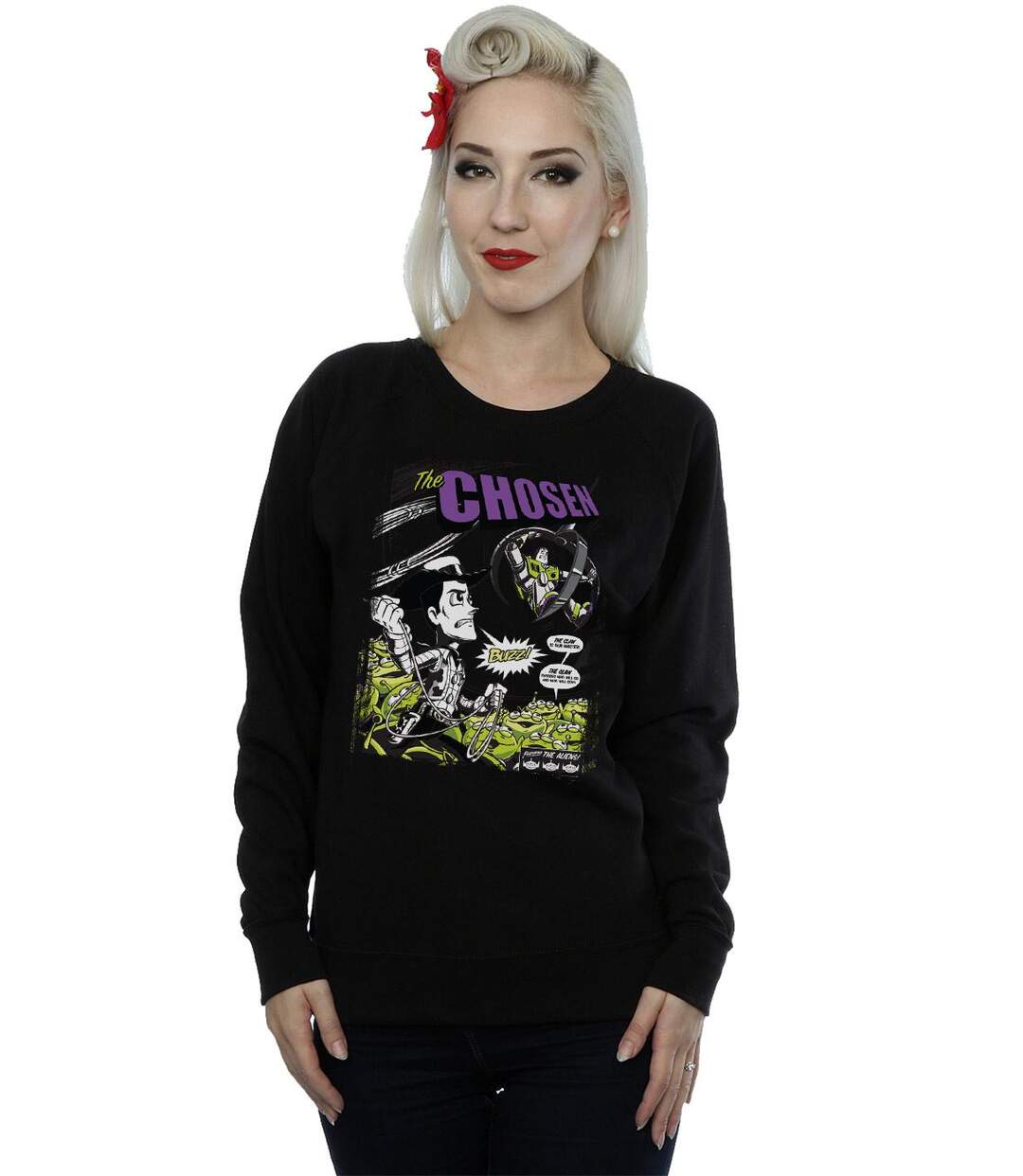 Disney Sweat Womens/Ladies Toy Story Comic Cover Sweatshirt (Noir) - UTBI12064-2