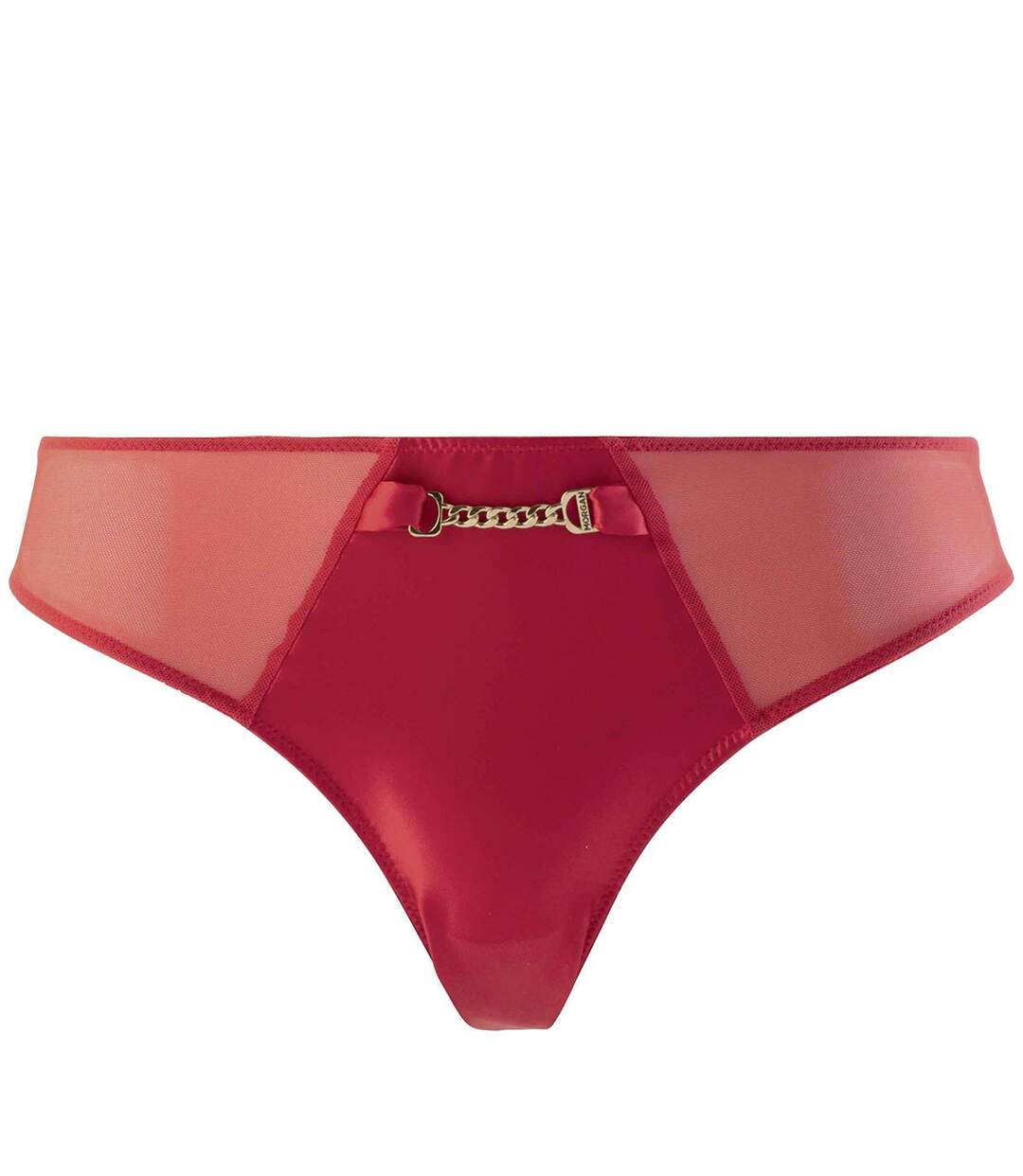 Slip rouge Ava satin